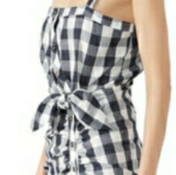 🆕️Minka Gingham Cotton Dress, Navy/White🪞 - Picture 6 of 10